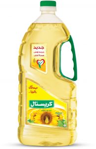 زيت عباد الشمس ( 2.40 لتر ) كريستال / Sun Flower Oil ( 2.40 litre )  Crystal