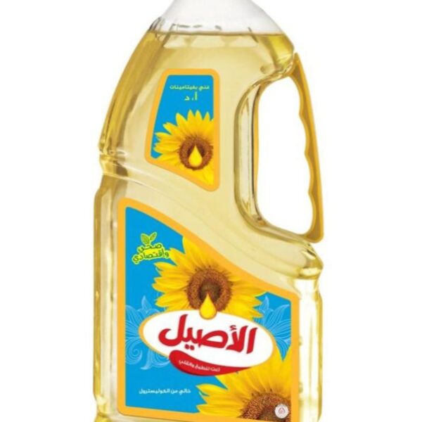 زيت عباد الشمس ( 2.25 لتر ) الاصيـل / Sun Flower Oil ( 2.25 litre ) Al-Asil
