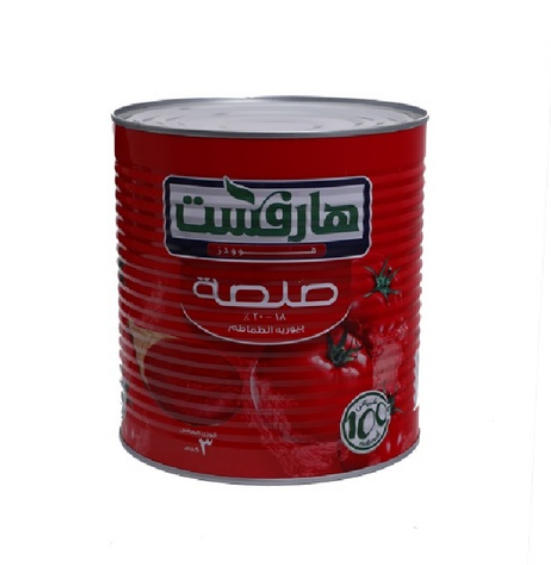 صلصة طماطم بيور ( 3 كجم ) هارفست / Tomato Paste ( 3 kg ) Harvest