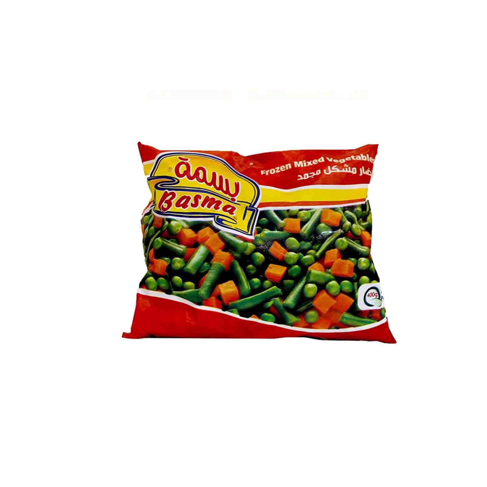 6-1-8 خضار مشكل ( 400 جم ) بسمة خضار مشكل ( 400 جم )  بسمة / Mixed Vegetable ( 400 gm ) Basma - Image 1