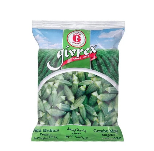 بامية وسط ( 400 جم ) جيفركس / Medium Okra ( 400 gm ) Givrex