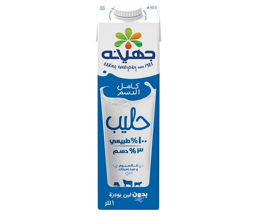 حليب جهينة حليب جهينة ( 1 كجم ) كامل الدسم / Milk Juhayna ( 1 Kg ) FC - Image 1